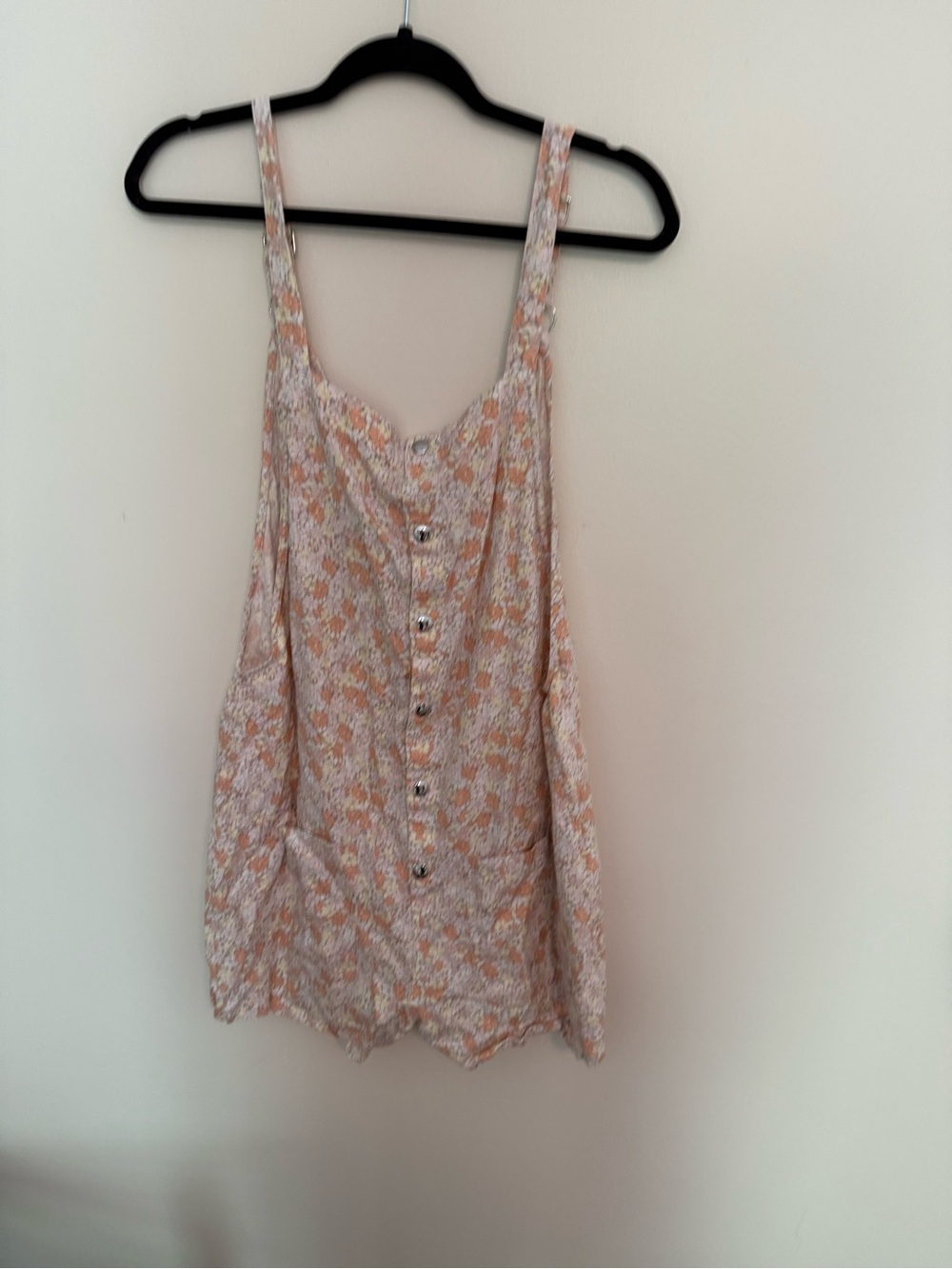 Floral Volcom Overalls